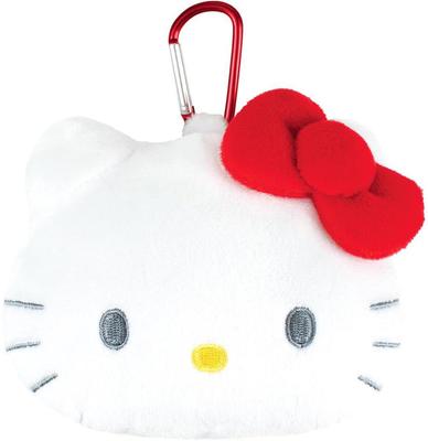 [T's Factory] Mascot Sanrio Characters Plush Zipper Mascot with Carabiner SR-5546601KT Hello Kitty H100 X W125 X D65mm