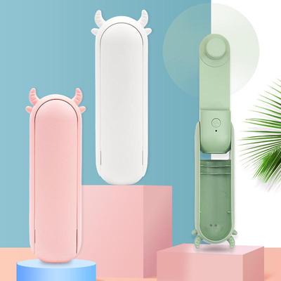 Kompakter USB-wiederaufladbarer Wimperntrockner & Ventilator: Tragbares faltbares Schönheitswerkzeug
