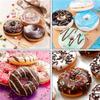 Silicone Donut Cake Pan 6-Cavity Silicone Fluted Tube Cake Pans,Non-Stick Silicone Molds for Donut,Jelly,Cupcake,Doughnut,Bread