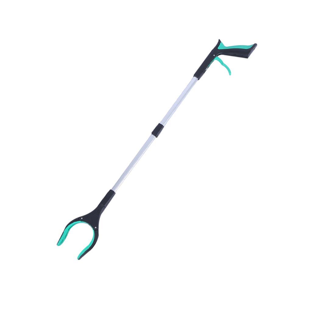Foldable Pet Dog Outdoor Poop Clip Garbage Grabber Gripper Extender 32 Inch With Non-slip Jaws Lightweight Elderly Grabbing Tool