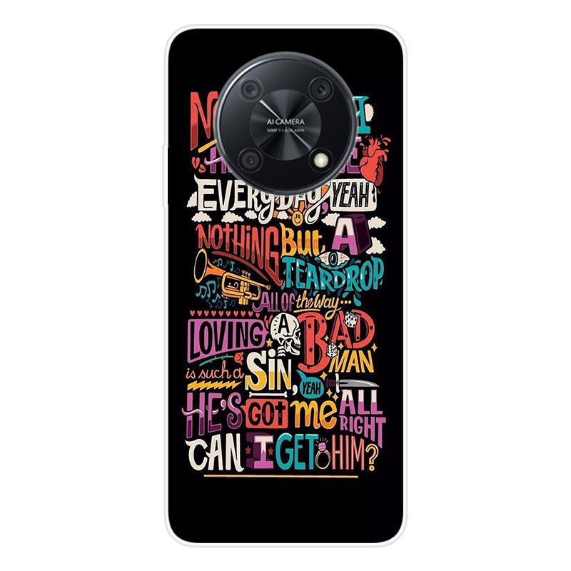 For Huawei nova Y90 Y 90 novaY90 Case Soft Silicone Back Cover Cartoon Phone Case Diversification