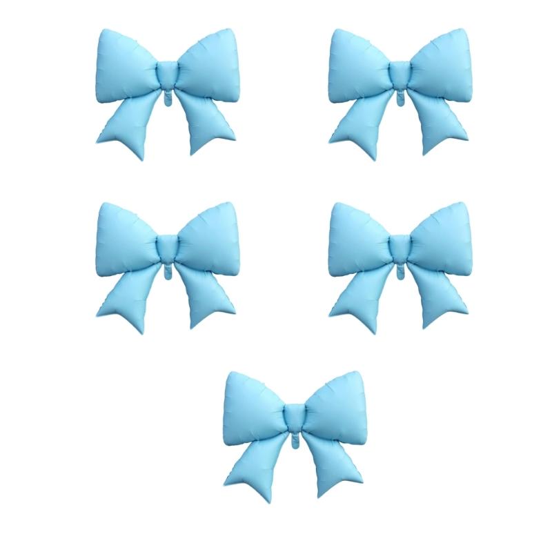 98x75cm Large Bowknot Shape Aluminum Balloon Birthday Party Balloon for Girls Birthday Party Decoration Photography Tool