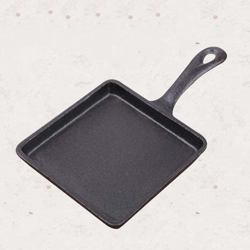 

ZISIZ Single Handle Square Frying Pan 14CM Single Handle Square Frying Pan
