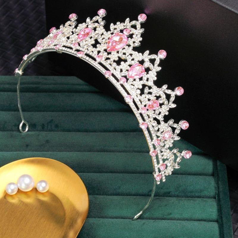 Bridal Crown Tiara Birthday Party Headband Rhinestone Queen Hair Accessories Wedding Dress Crown