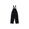 Solid Color Loose Straight Leg Overalls Women Jumpsuits Black DK010145