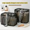 Large Mesh Shower Bag Portable Handheld Bath Caddy Basket for Bathroom Dorm Gym Travel Toiletry Cosmetic Storage Organizer Pouch