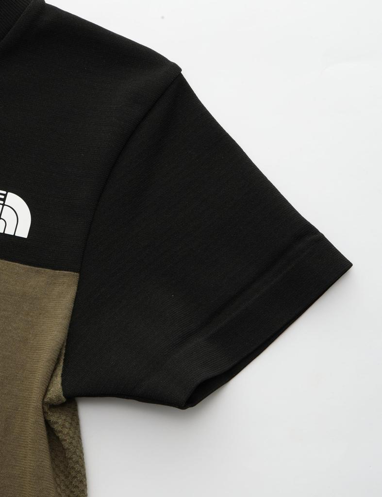 The North Face Engineered Burnt 130 S/S Crew, Olive,