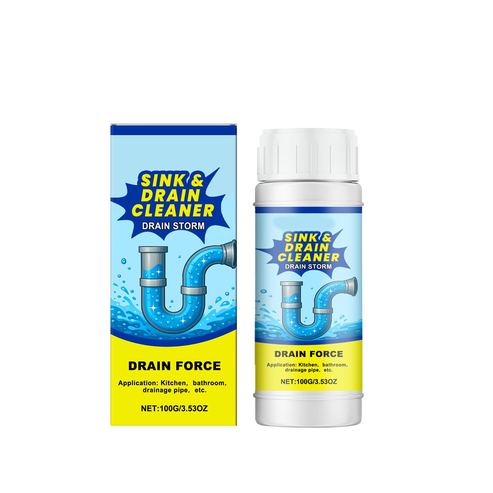 

Drainage Pipe Unclogger, Kitchen Sink, Toilet, Sewer Blockage, Odor, Cleaning And Unclogging Agent One Size