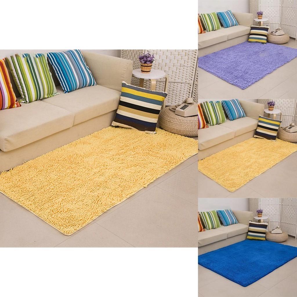 Wunderschön gefertigte lange Mikrofaser-Zottel-Badematte mit rutschfester Unterseite absorbiert Feuchtigkeit für Sicherheit