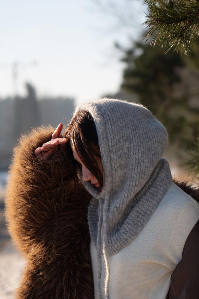 Cloudveil Alpaca Wool Balaclava Gray
