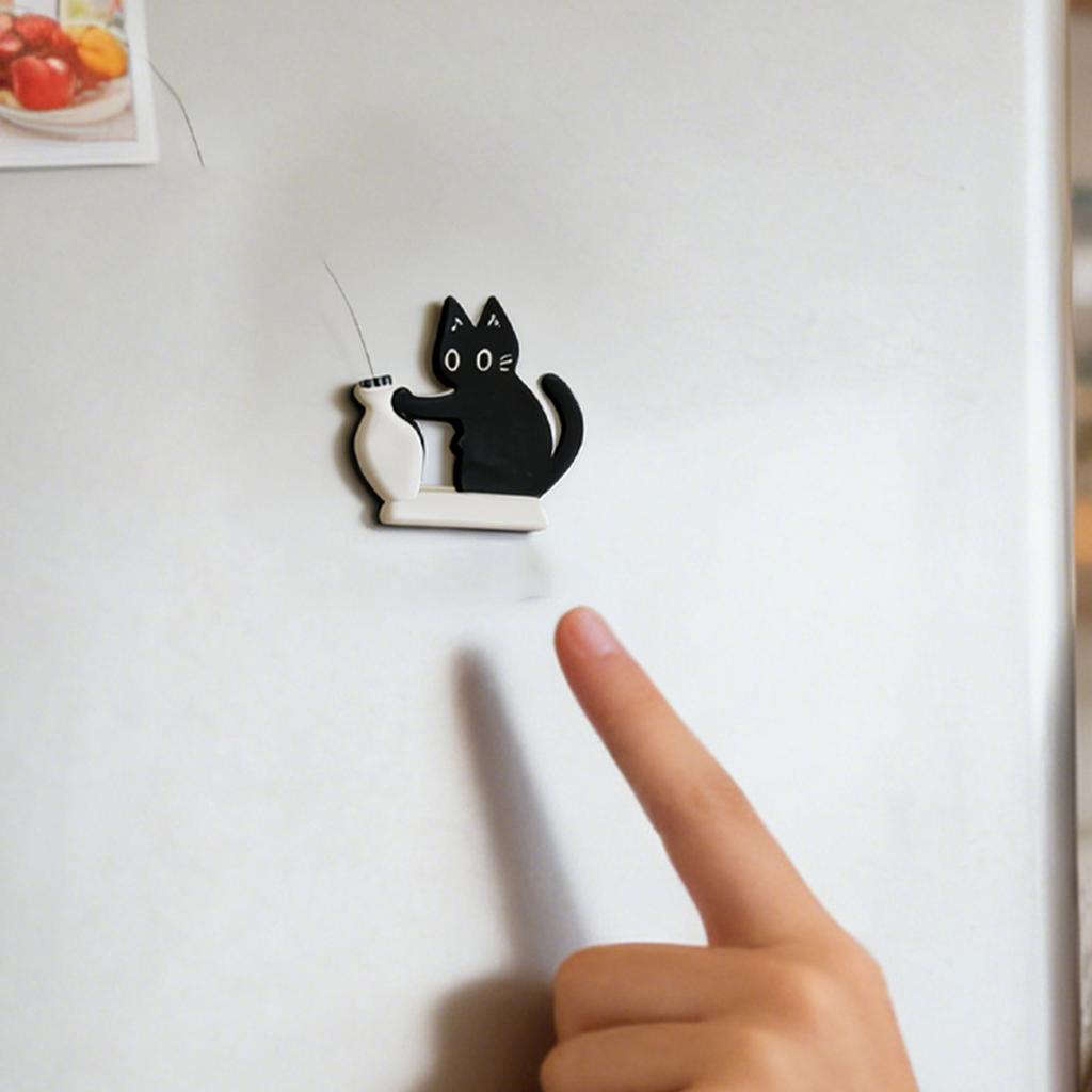 Pet Vase Fridge Magnet With Flower Or Beard