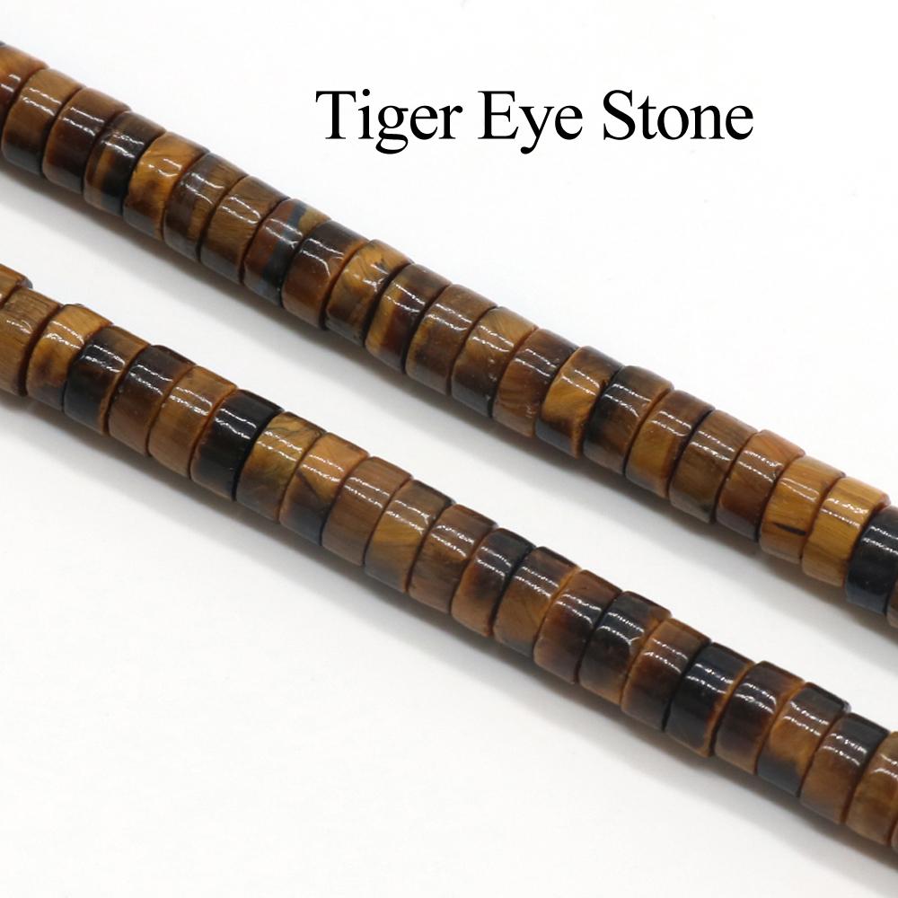 1 Strang, Heilkristallperlen, Runde Scheibe Naturstein Edelsteine Lose Abstandshalterperlen für Schmuckherstellung DIY Halskette Armband Fußkettchen Zubehör