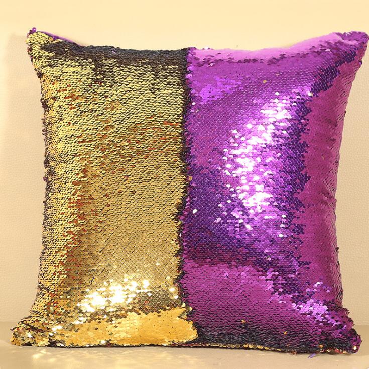 sequin changing pillow