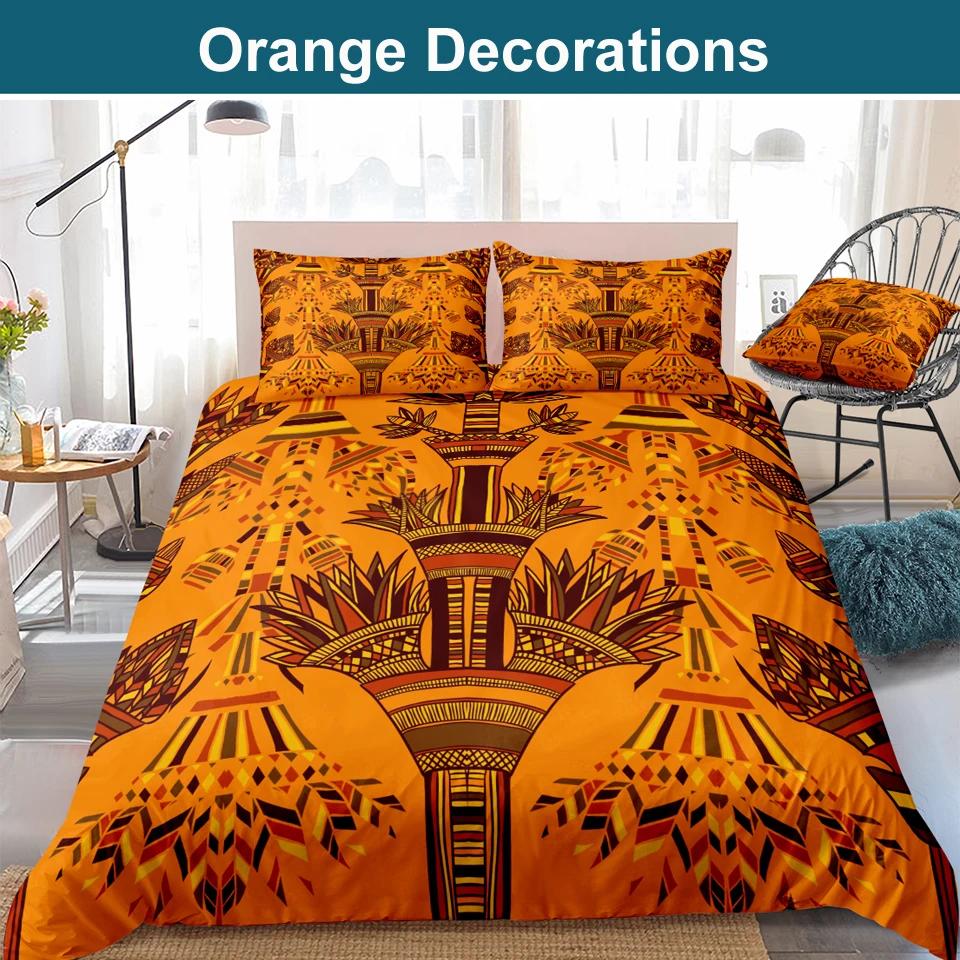 African Print Bedding Sets Bed Sets Duvet Cover Set Pillow Covers Luxury Bohemia Decoration Textile Bohemian Style NO Bed Sheet