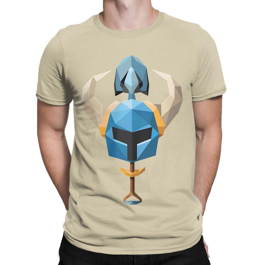 Low Poly Shovel Knight Graphic 100 Cotton TShirt Shovel Knight Tees Tops For Unisex