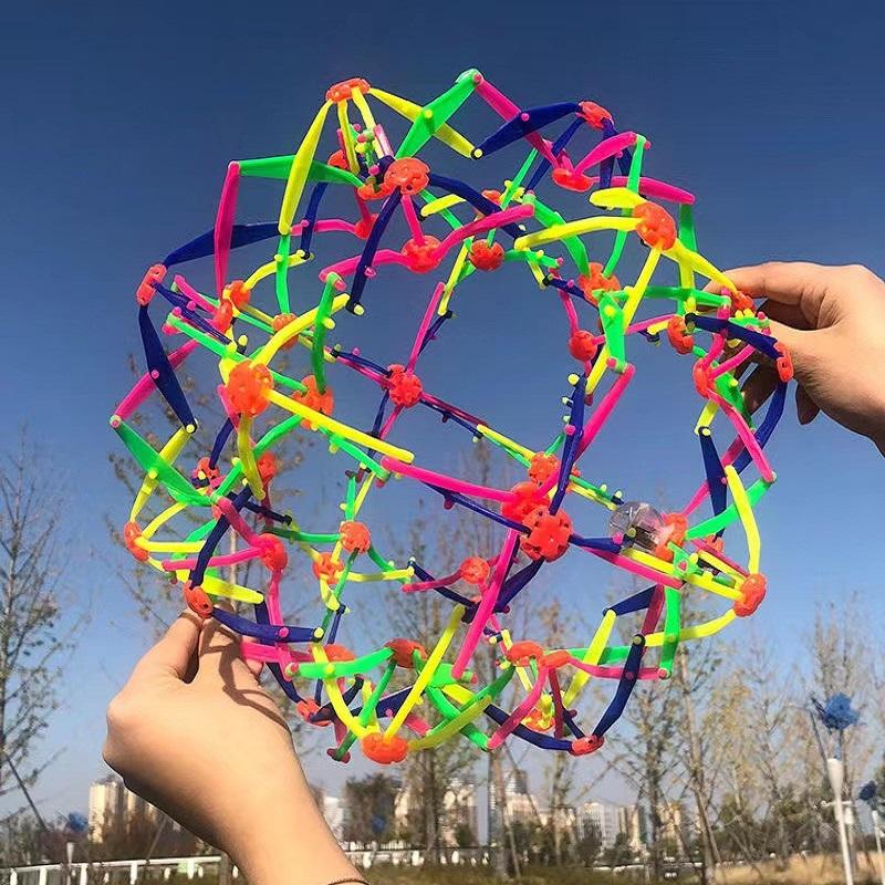 Dehnbarer Ball Spielzeug Baby Wurfball Dehnbar Schrumpfbar Strand Kickball Kugel Spielzeug Sensorikspielzeug Kinder Knete Anti Stress