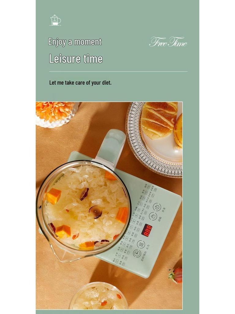 1,8L Multifunktions-Glaswasserkocher: Automatischer Gesundheits-Topf & Teekocher für Zuhause/Büro