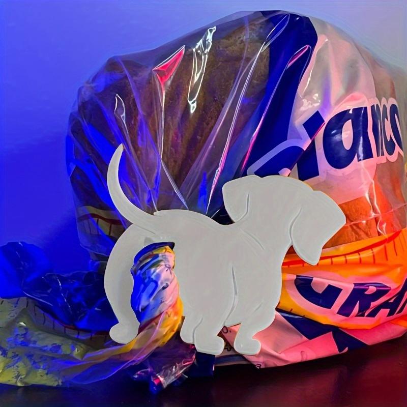 2pcs Dog-Themed Reusable Sealing Clips for Food Bags – Moisture & Dust Proof, Multi-Purpose Kitchen Organizer