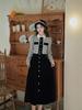 2025 Autumn/Winter French Chic Velvet Skirt: Slimming, Waist-Cinched, High-End Two-Piece Look