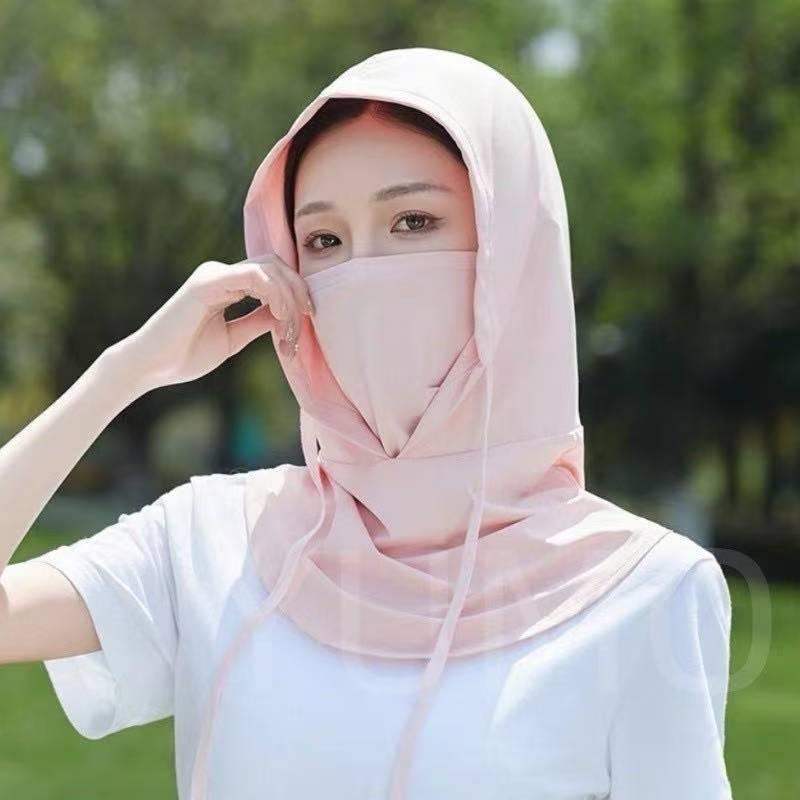 Balaclava Men Women Face Mask Sun/UV Protection Breathable Long Neck Covers for Cycling Climbing Fishing Hooded Hiking Hat