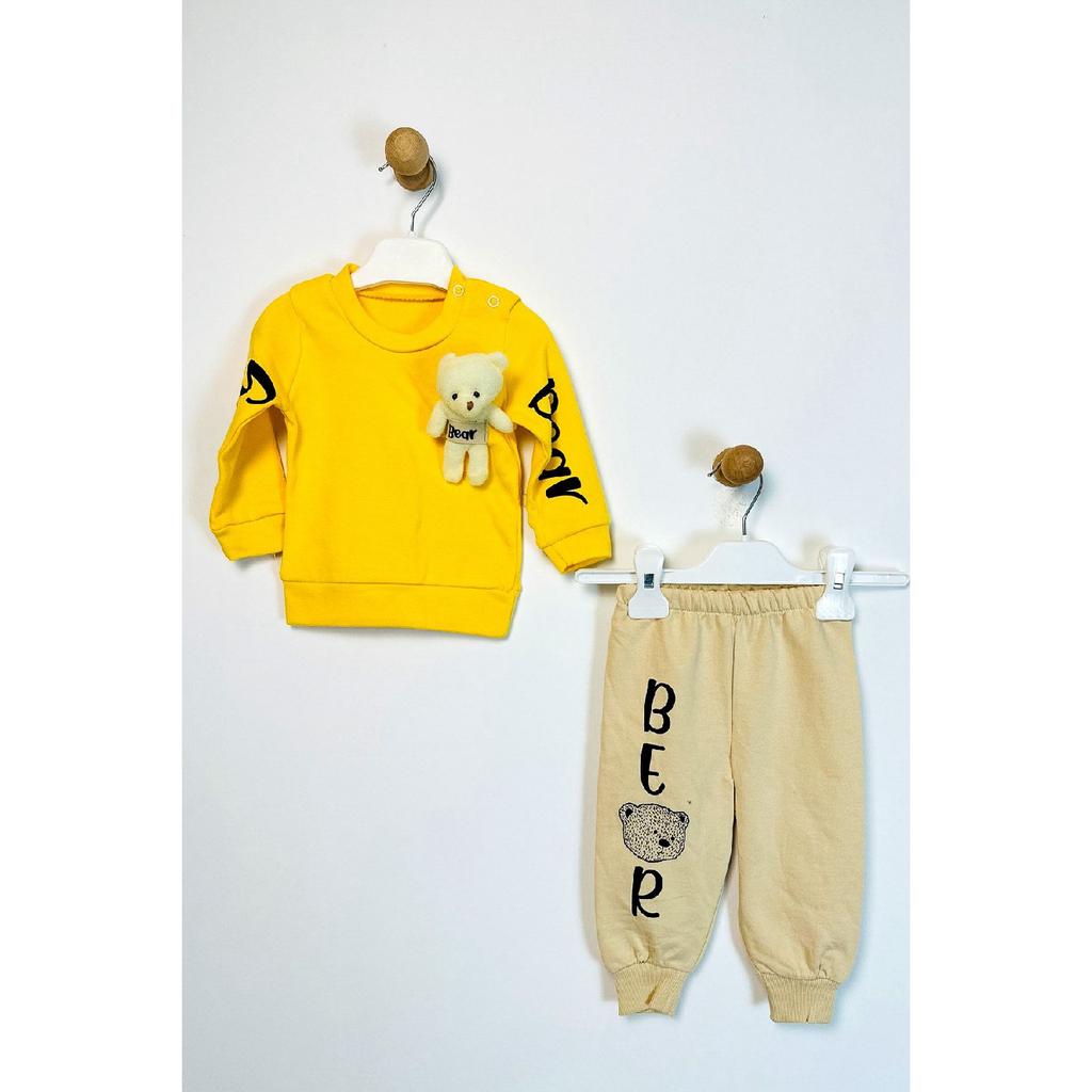 Bear Patterned Baby With Cotton Teddy Teddy Teddy Accessory