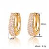 Boho High-end Zircon Decorative Earrings Suitable For Women To Wear Fashionable Zircon For Summer Travel