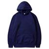 Men's and Women's Plus Size Autumn/Winter Solid Color Casual Hoodie Set