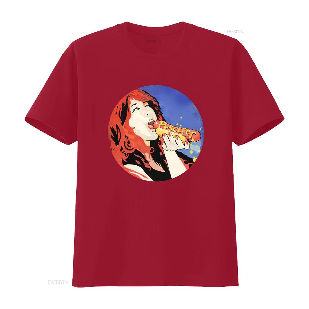 PUSCIFER HOTDOG For Fan Black Size S XL Funny T Shirt AH w vintage Washed Stretched graphic homme Unisex Casual