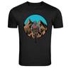 Mountain Bike Rider Adventure Graphic Unisex T-Shirt