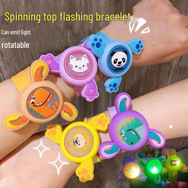 Luminous Rotating Mosquito Repellent Toy Bracelet for Kids