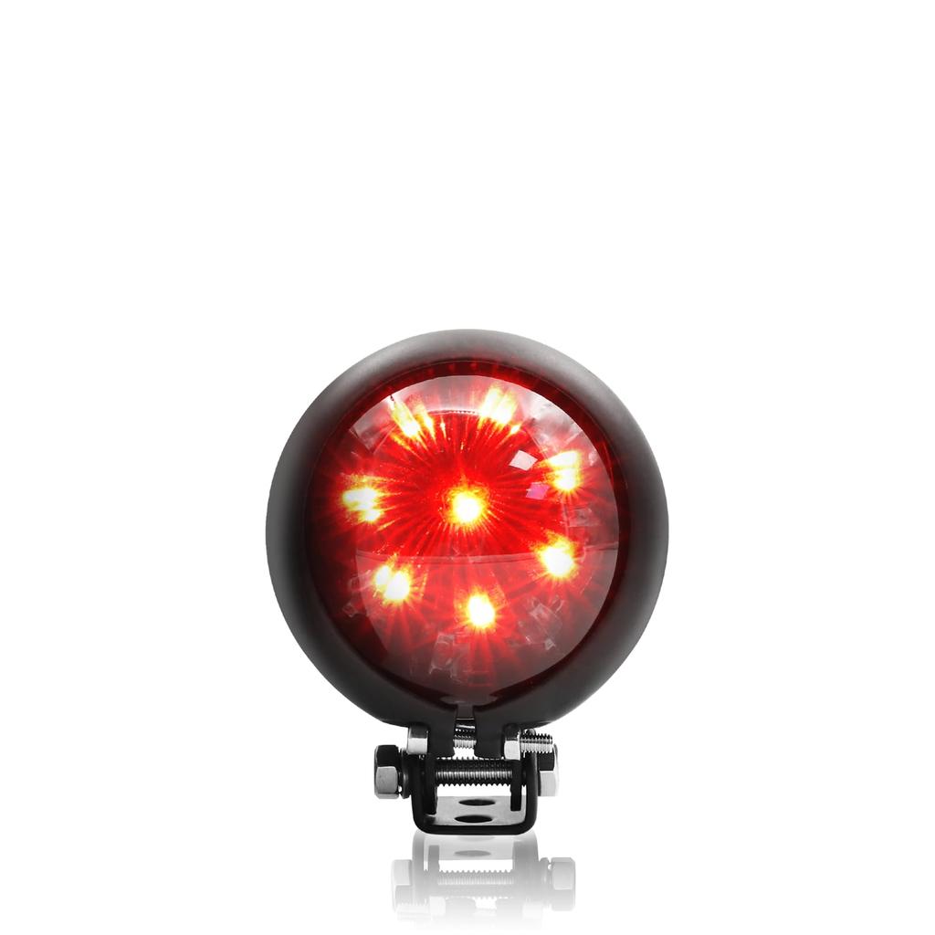 Motorcycle Tail Brake 12V Rear Tail Universal Versatility Light, Light, Light, (Style 11)
