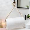 Hanging Toilet Paper Rack Non Punching Roll Paper Holder Bead Paper Roll Holder Bathroom