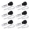 Gym Machine Cable Stopper Plastic+metal Wire Connector 1 Set