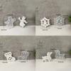 Silicone Christmas Decorations Mold Set Handmade Christmas Decoration Silicone Molds for Crafting Hanging Ornament Charm