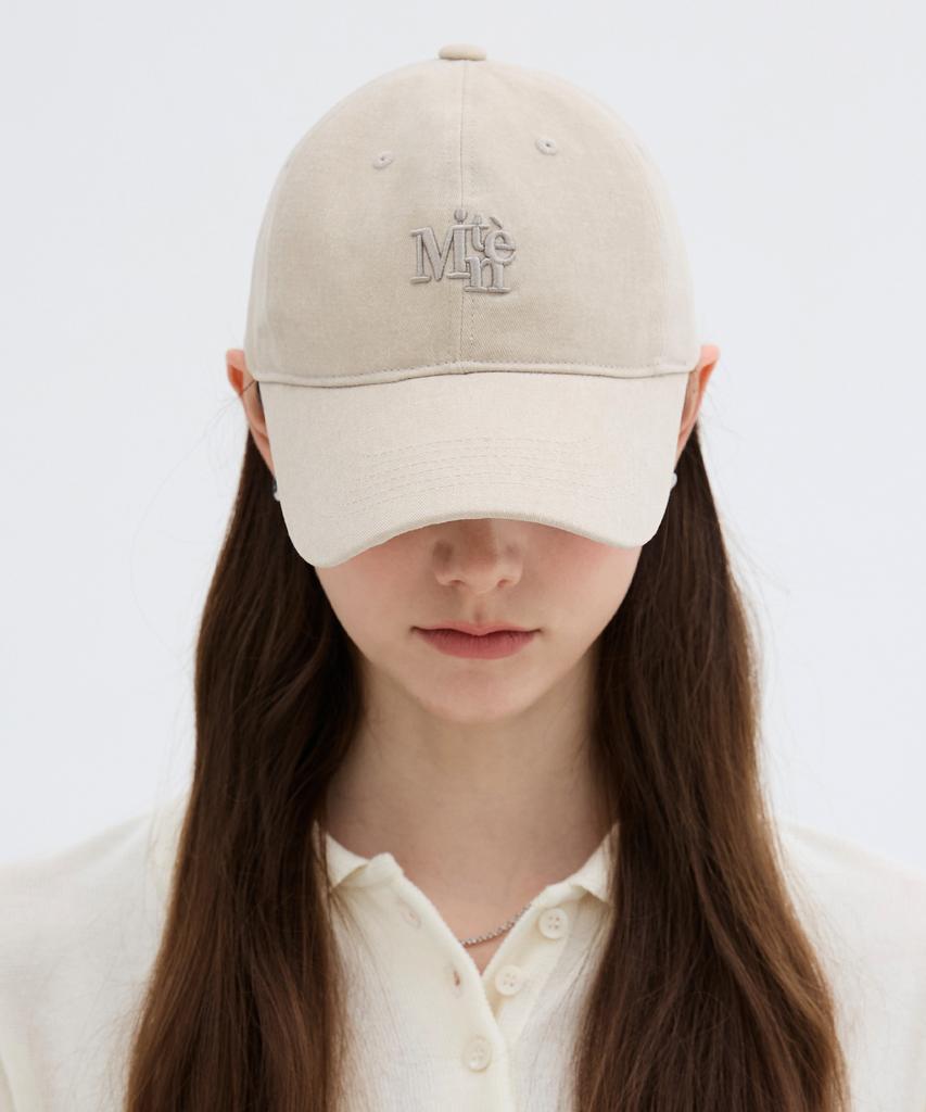 Mineti Small Head New Logo Pigment Ball Cap Y 10125 Mt