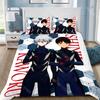 3D Print Anime E-evangelion V-eva A-genesis Duvet Cover Pillowcase Bedding Set Adult Boy Girl Bedroom Decoration Children Single