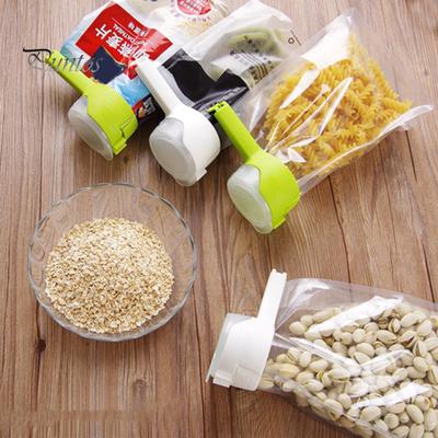 Clip di tenuta per la conservazione degli alimenti con beccucci versatori, clip per sacchetti per patatine alimentari, clip per sacchetti di freschezza, organizer da cucina