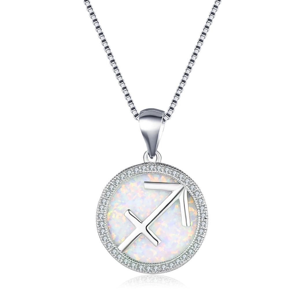Necklace European and American 12 Constellation Necklace