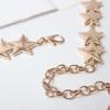 Adjustable Tassel Waist Chain Vintage Metal Star Waist Chain  Women Decorative Body Jewelry