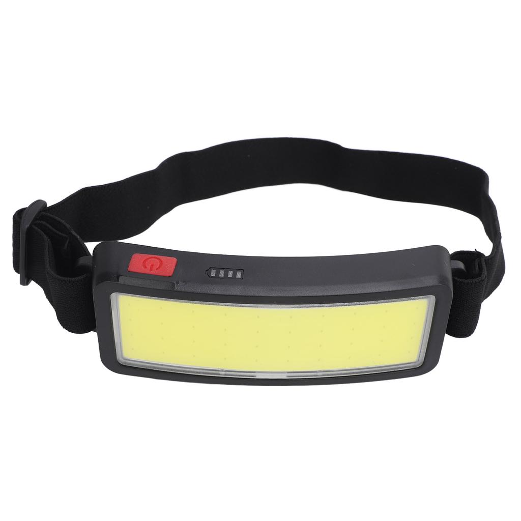 COB Headlamp Wearable Work Lamp USB Rechargeable Large Area Floodlight for Outdoor Camping Night Fishing