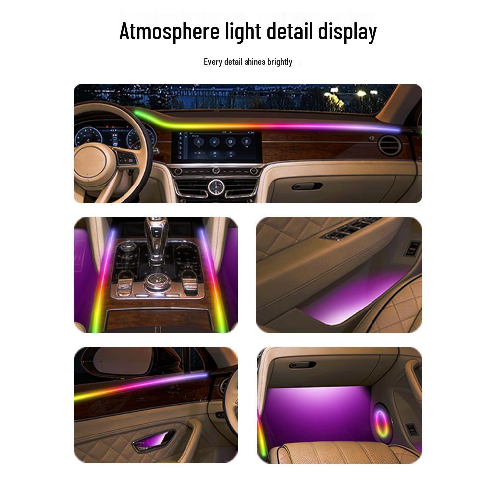 2023-24 Tesla Model Y Ambient Light Set: 25/29 RGB Colorful Options