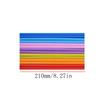Plastic Straws Individually Wrapped Colorful Straws 8 Inches Long
