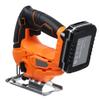 3000PM Cordless Jigsaw Adjustable Woodworking Electric Jig Saw Power Tool with 6000Mah Battery