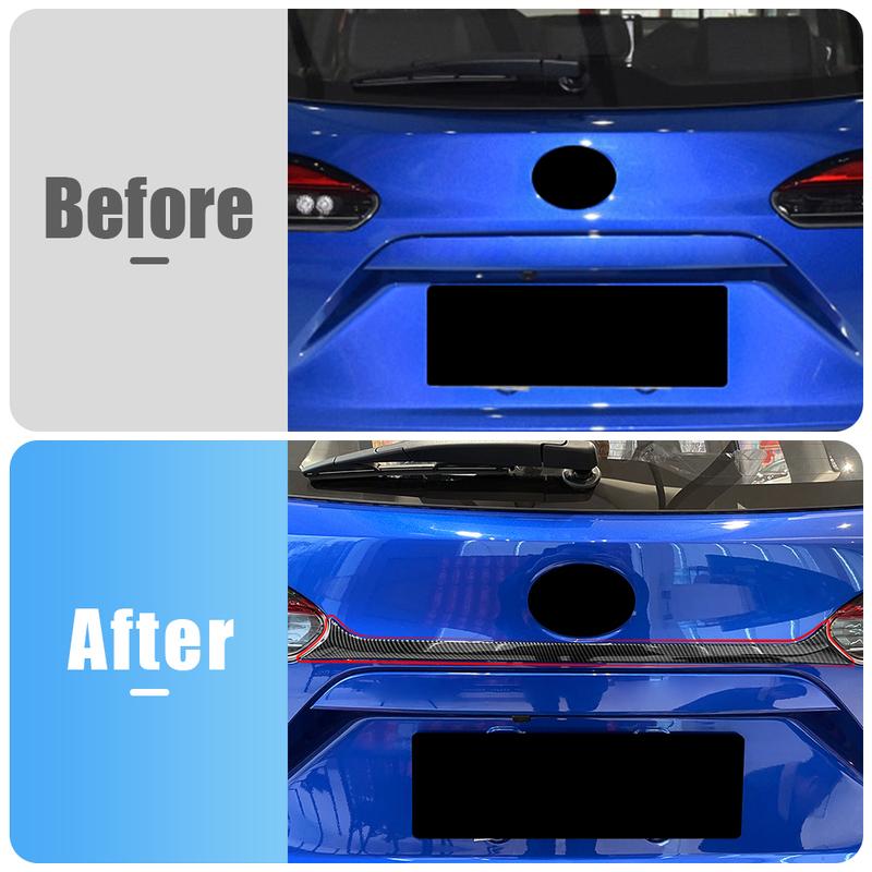 Abw For Toyota Corolla Cross Xg10    2024 2025 Hybrid Rear Tail Trunk Door Upper Strip Trim Cover Accessories