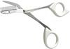 Green Bell Stainless Steel Eyebrow Scissors with White Comb,