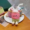 Cute Bubble Tea Plush Keychain With Pp Cotton Filling For Kids And Adults