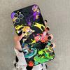 Game S-Splatoon 2 3 Phone Case For iPhone 15,14,13,12,11,Plus,Pro Max,XS,X,XR,SE,Mini,8,7 Soft Silicone Black Cover