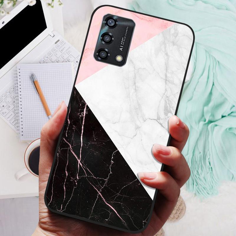 Telefoonhoesje Voor OPPO A74 4G Hoesje Siliconen Zwarte Bumper Zachte TPU Coque voor OPPO A74 CHP2219 Hoesjes OPPOA74 A 74 Beschermer Fundas