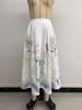 2026 Floral Mid-Length Summer Skirt - Women's Casual Vacation Style