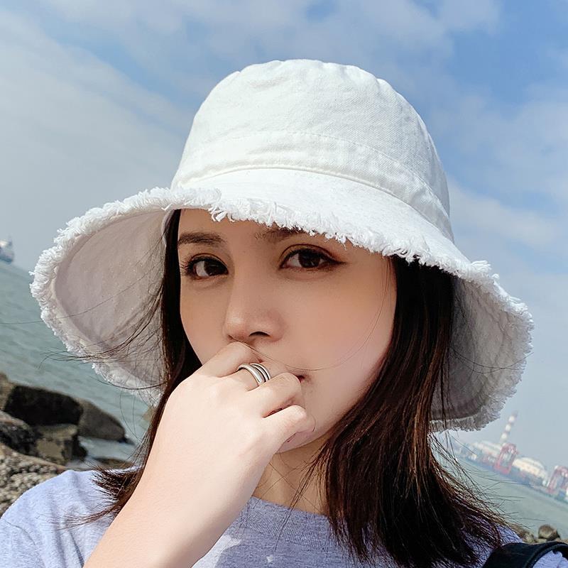 Retro Denim Fisherman Hat for Men and Women Summer Vintage Versatile Sun Hat Sun Protection Hat